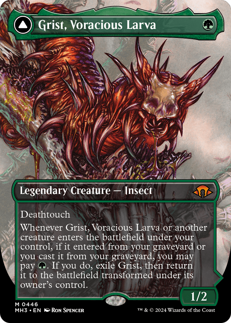 Grist, Voracious Larva // Grist, the Plague Swarm (Borderless) [Modern Horizons 3] | Grognard Games