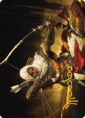 Bayek of Siwa Art Card (Gold-Stamped Signature) (ASACR-016) - Assassin's Creed Art Series (Borderless) | Grognard Games
