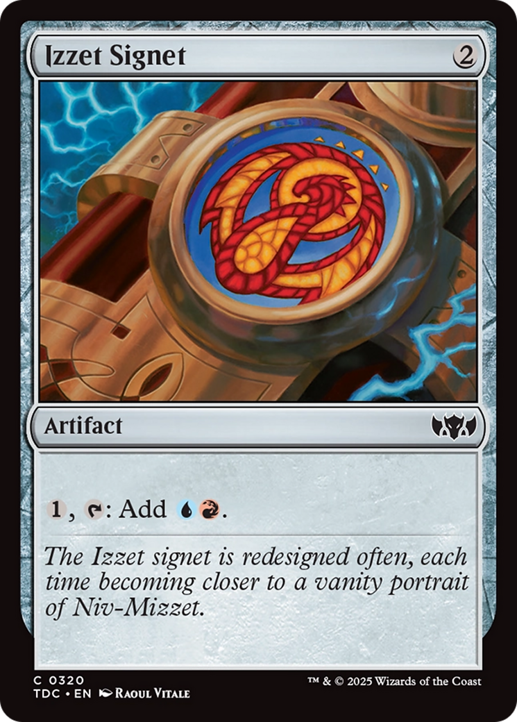 Izzet Signet [Tarkir: Dragonstorm Commander] | Grognard Games