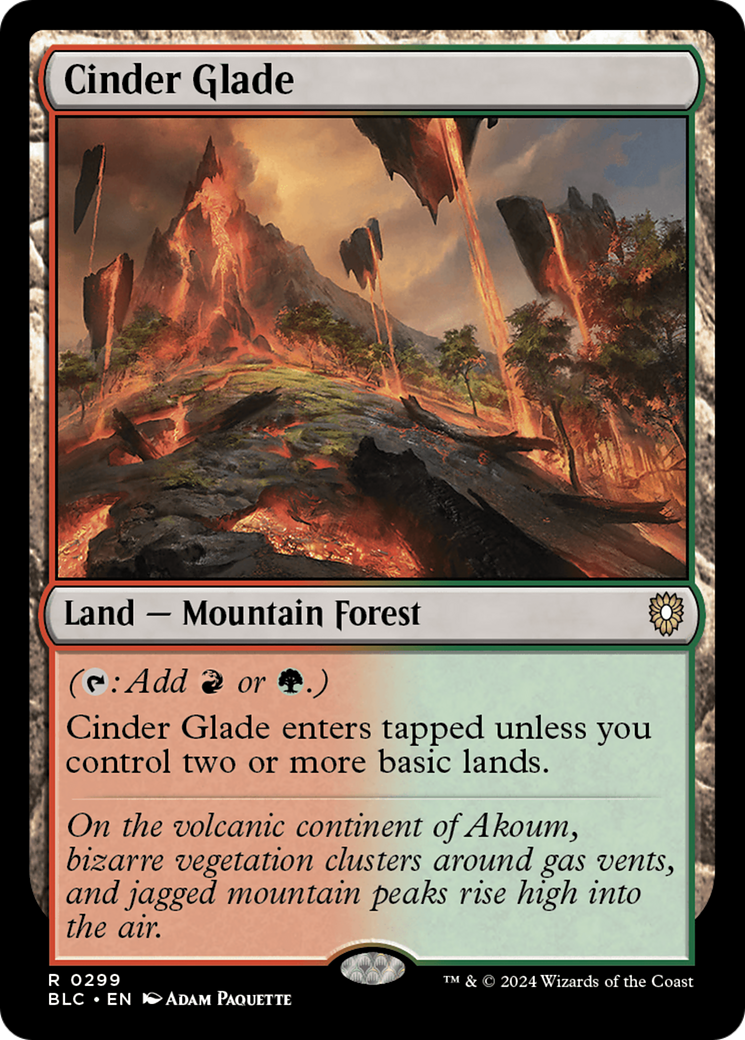 Cinder Glade [Bloomburrow Commander] | Grognard Games