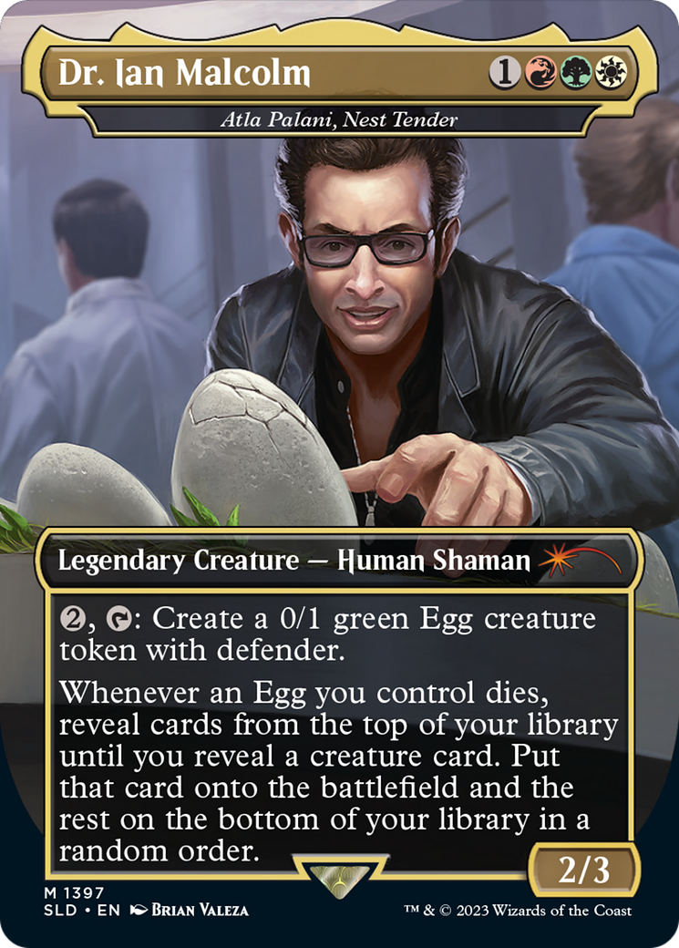 Dr. Ian Malcolm - Atla Palani, Nest Tender [Secret Lair Drop Series] | Grognard Games
