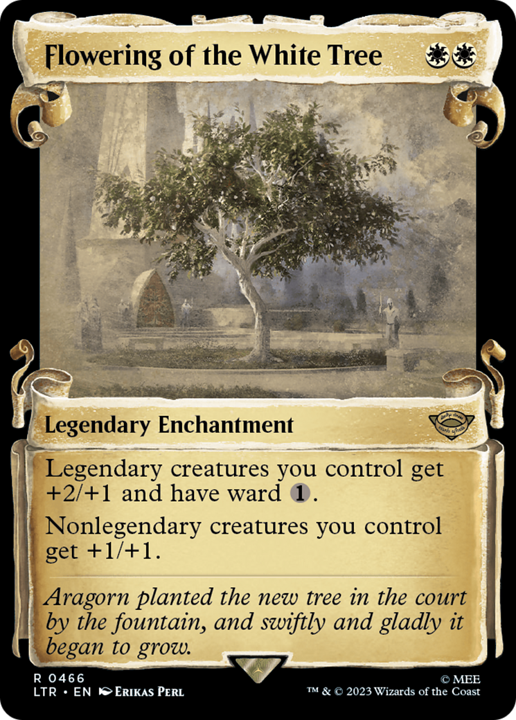 Flowering of the White Tree [The Lord of the Rings: Tales of Middle-Earth Showcase Scrolls] | Grognard Games