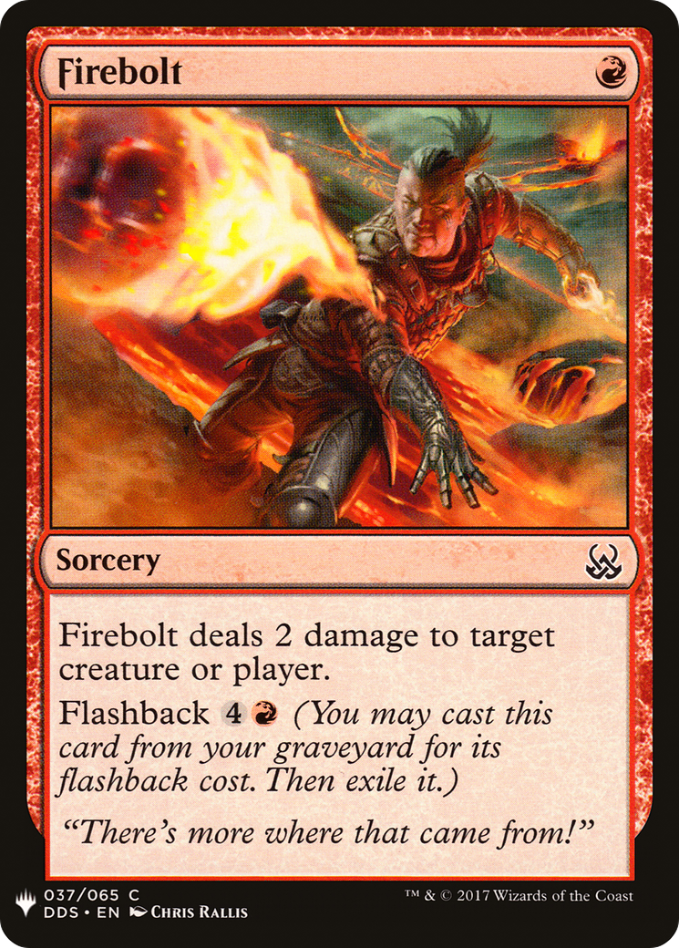 Firebolt [Mystery Booster] | Grognard Games