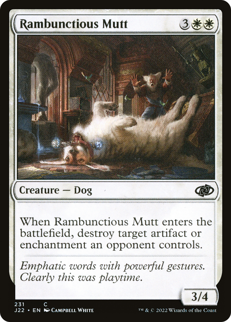 Rambunctious Mutt [Jumpstart 2022] | Grognard Games
