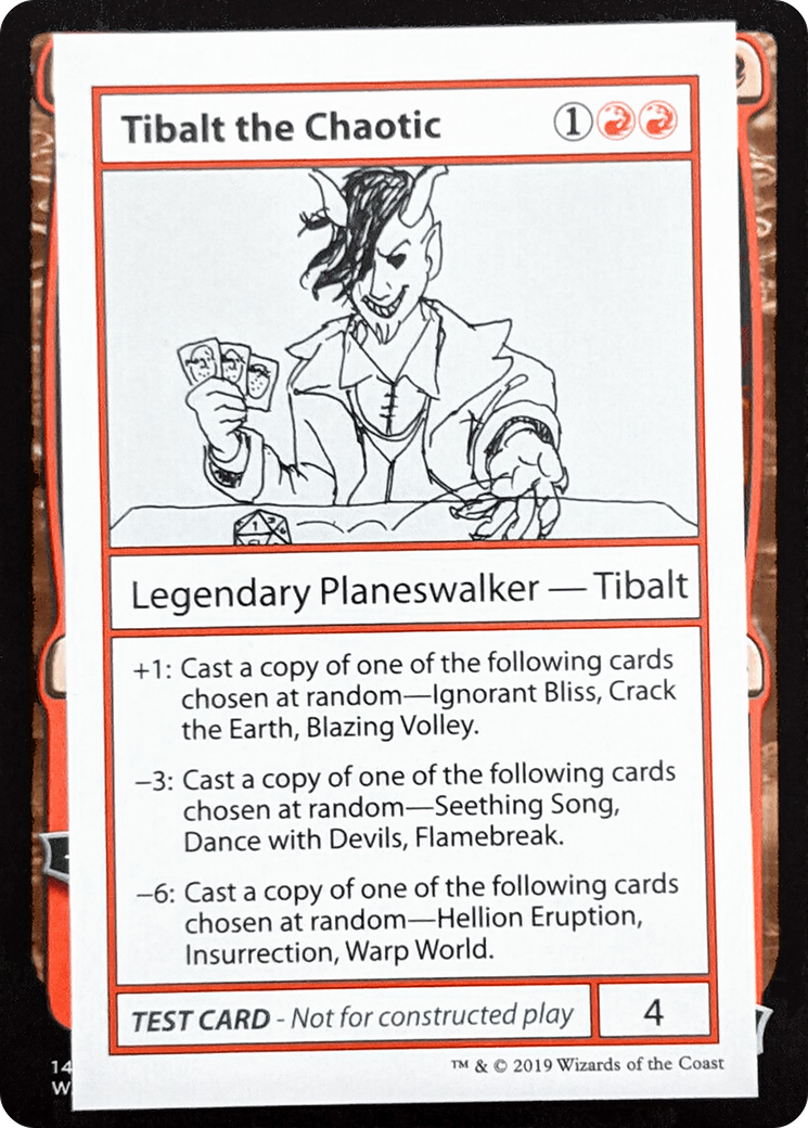 Tibalt the Chaotic (2021 Edition) [Mystery Booster Playtest Cards] | Grognard Games