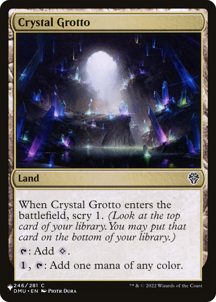 Crystal Grotto [The List Reprints] | Grognard Games