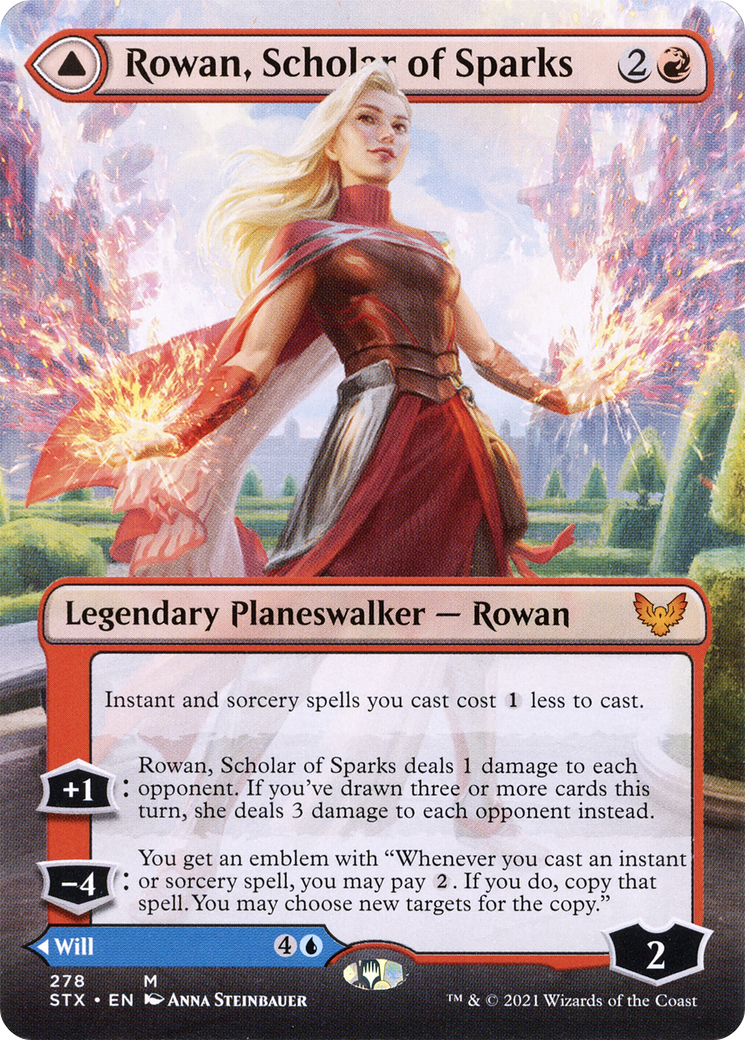 Rowan, Scholar of Sparks // Will, Scholar of Frost (Extended) [Strixhaven: School of Mages] | Grognard Games