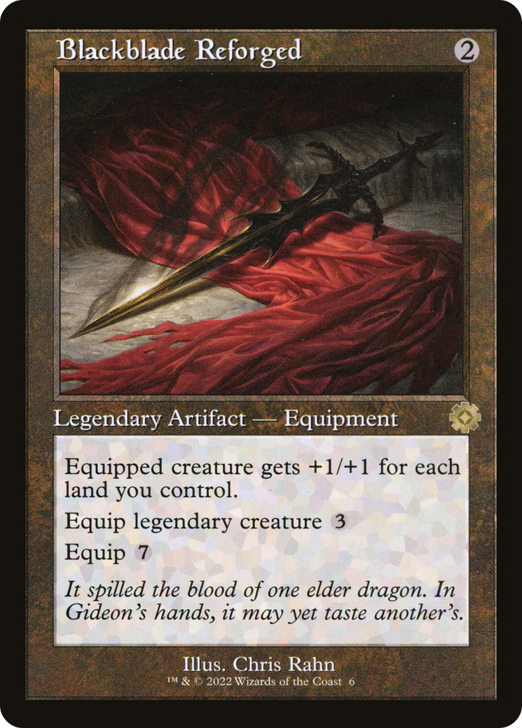 Blackblade Reforged (Retro) [The Brothers' War Retro Artifacts] | Grognard Games