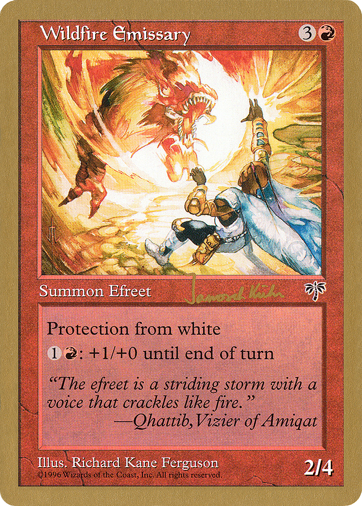 Wildfire Emissary (Janosch Kuhn) [World Championship Decks 1997] | Grognard Games