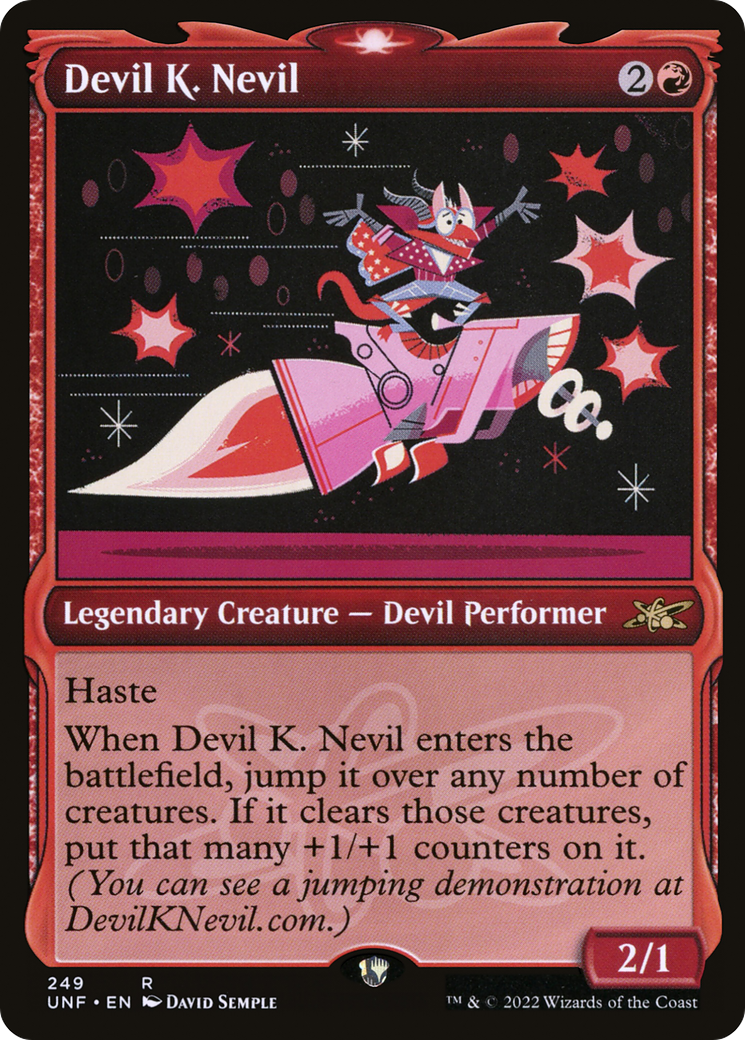 Devil K. Nevil (Showcase) [Unfinity] | Grognard Games