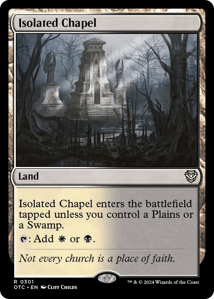 Isolated Chapel [Outlaws of Thunder Junction Commander] | Grognard Games