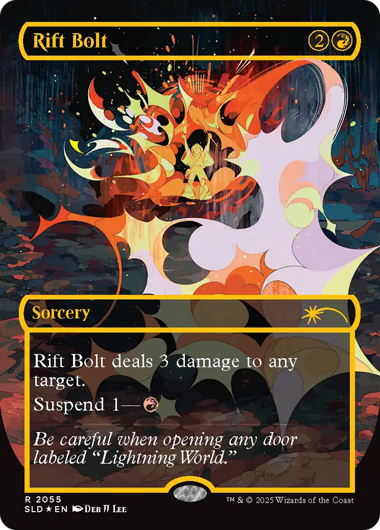 Rift Bolt (2055) (Raised Foil) [Secret Lair Drop Series] | Grognard Games