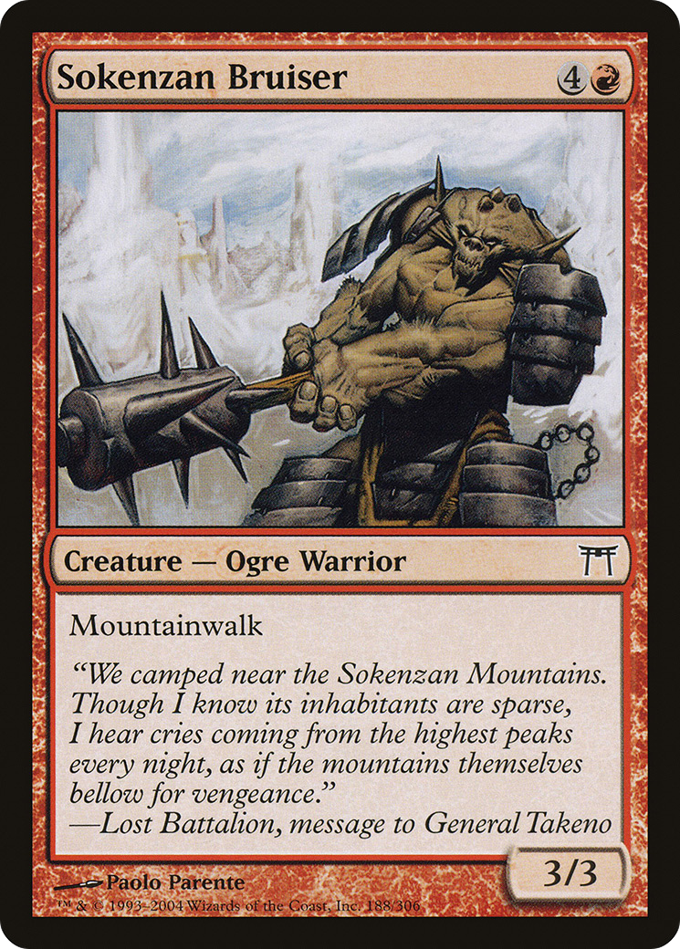 Sokenzan Bruiser [Champions of Kamigawa] | Grognard Games