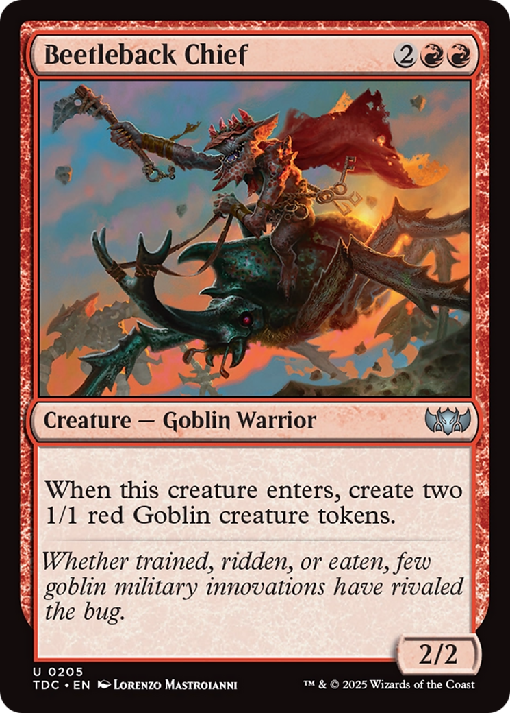 Beetleback Chief [Tarkir: Dragonstorm Commander] | Grognard Games