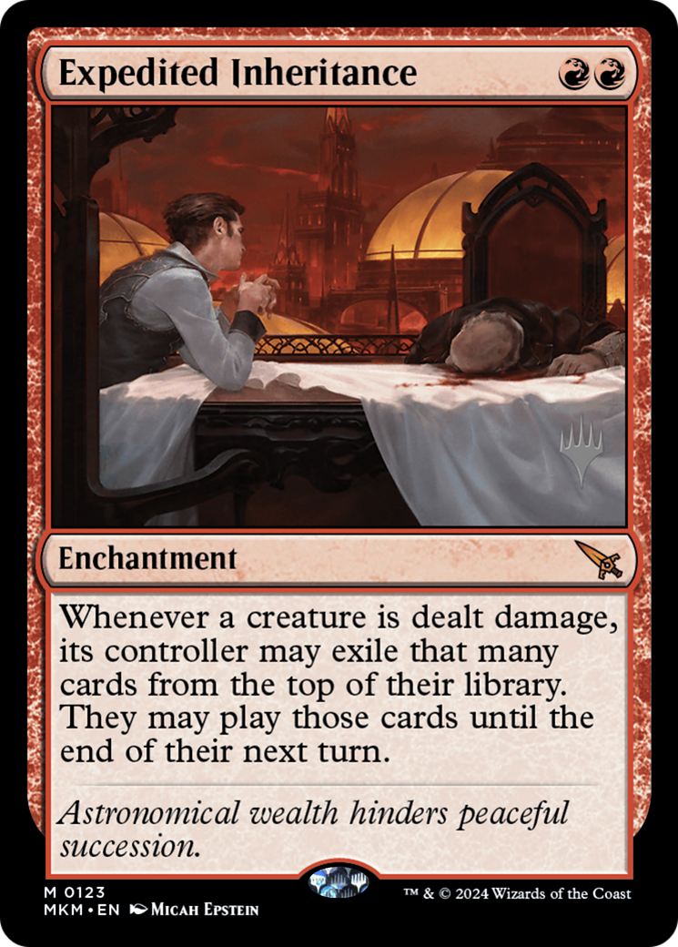 Expedited Inheritance (Promo Pack) [Murders at Karlov Manor Promos] | Grognard Games