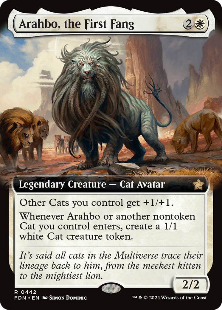 Arahbo, the First Fang (Extended Art) [Foundations] | Grognard Games