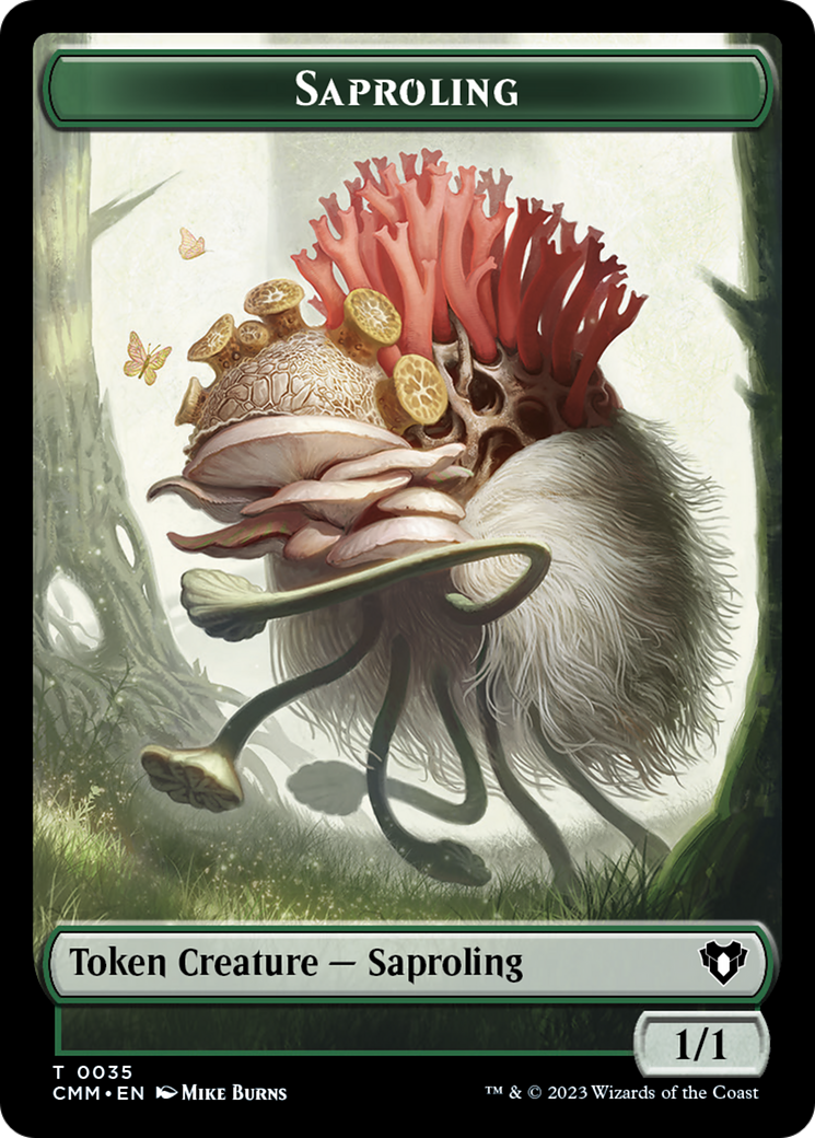 Saproling Token [Commander Masters Tokens] | Grognard Games