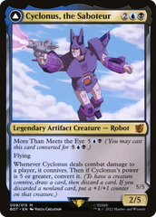 Cyclonus, the Saboteur // Cyclonus, Cybertronian Fighter [Universes Beyond: Transformers] | Grognard Games