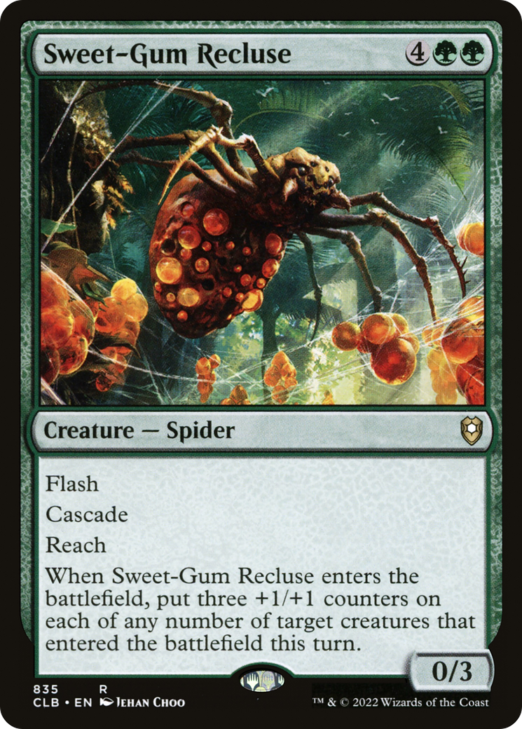 Sweet-Gum Recluse [Commander Legends: Battle for Baldur's Gate] | Grognard Games