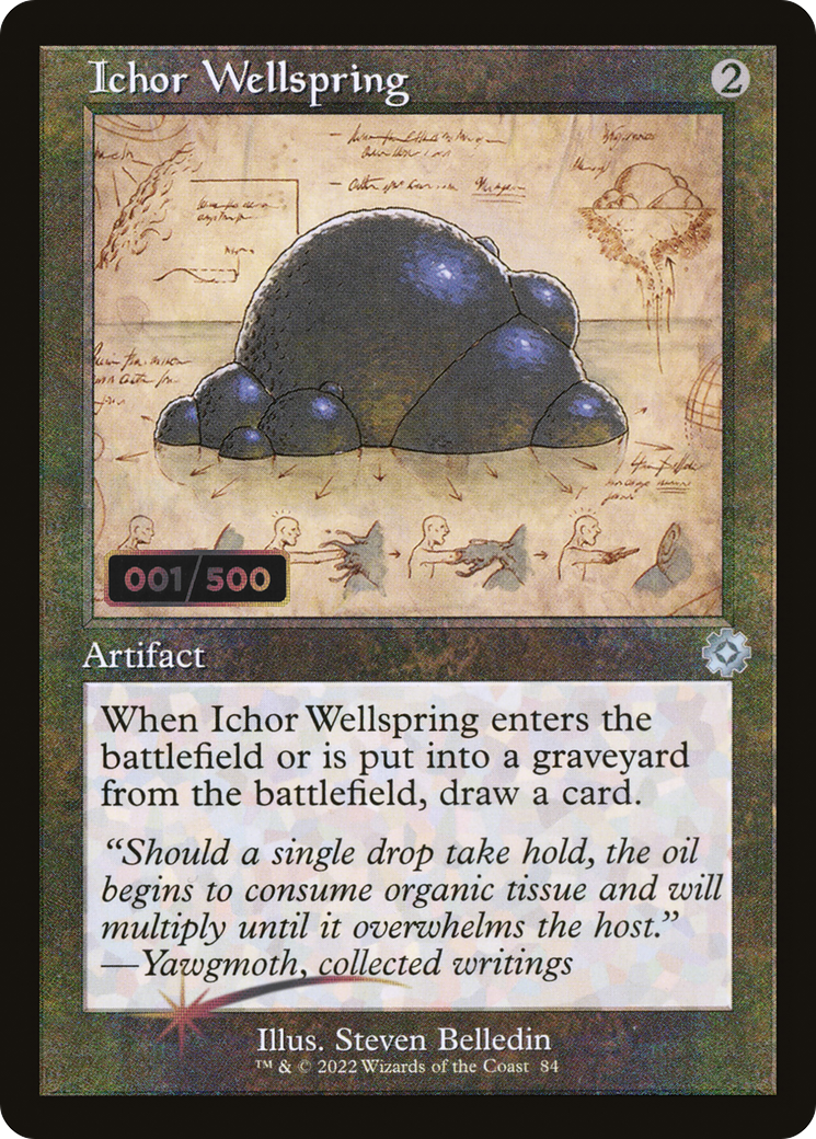 Ichor Wellspring (Retro Schematic) (Serial Numbered) [The Brothers' War Retro Artifacts] | Grognard Games