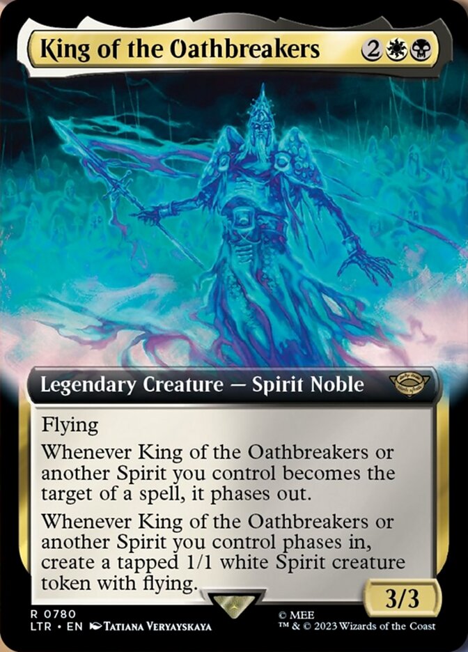 King of the Oathbreakers (Extended Art) (Surge Foil) [The Lord of the Rings: Tales of Middle-Earth] | Grognard Games