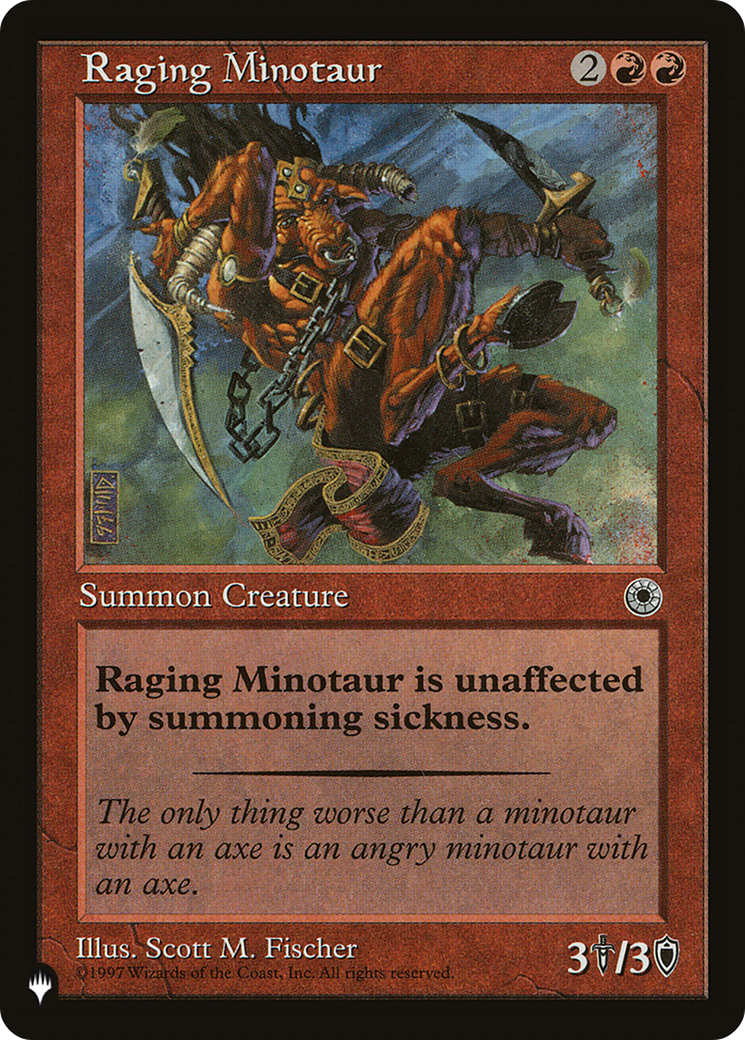 Raging Minotaur [The List] | Grognard Games