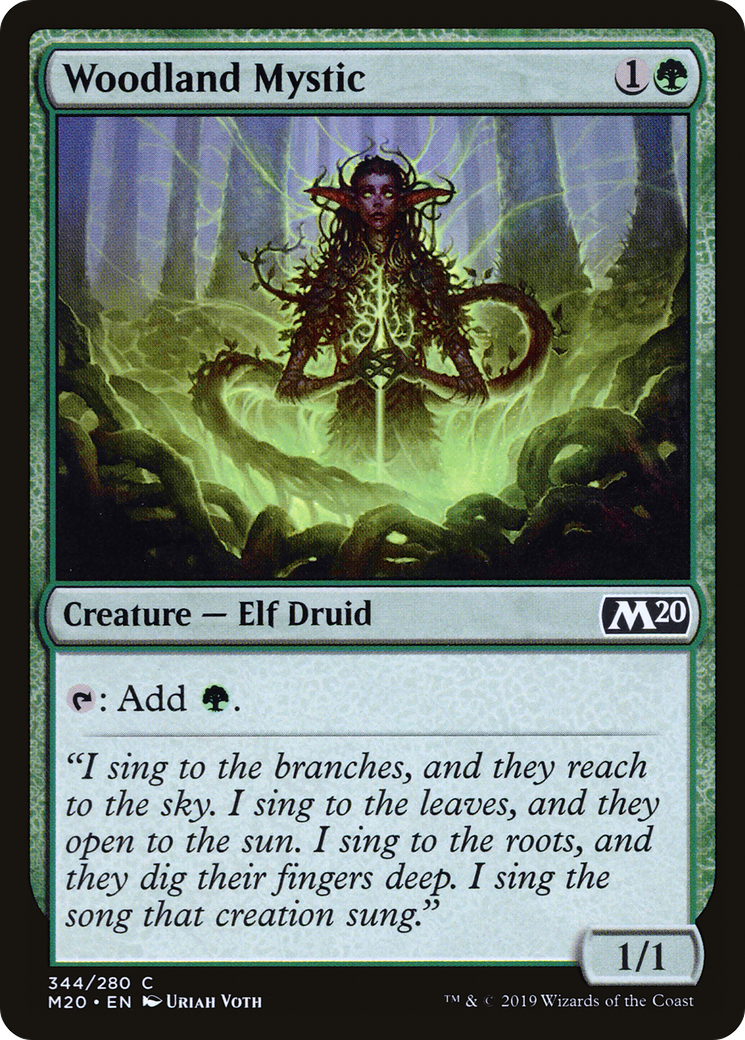 Woodland Mystic [Core Set 2020] | Grognard Games
