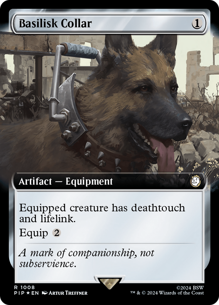 Basilisk Collar (Extended Art) (Surge Foil) [Fallout] | Grognard Games