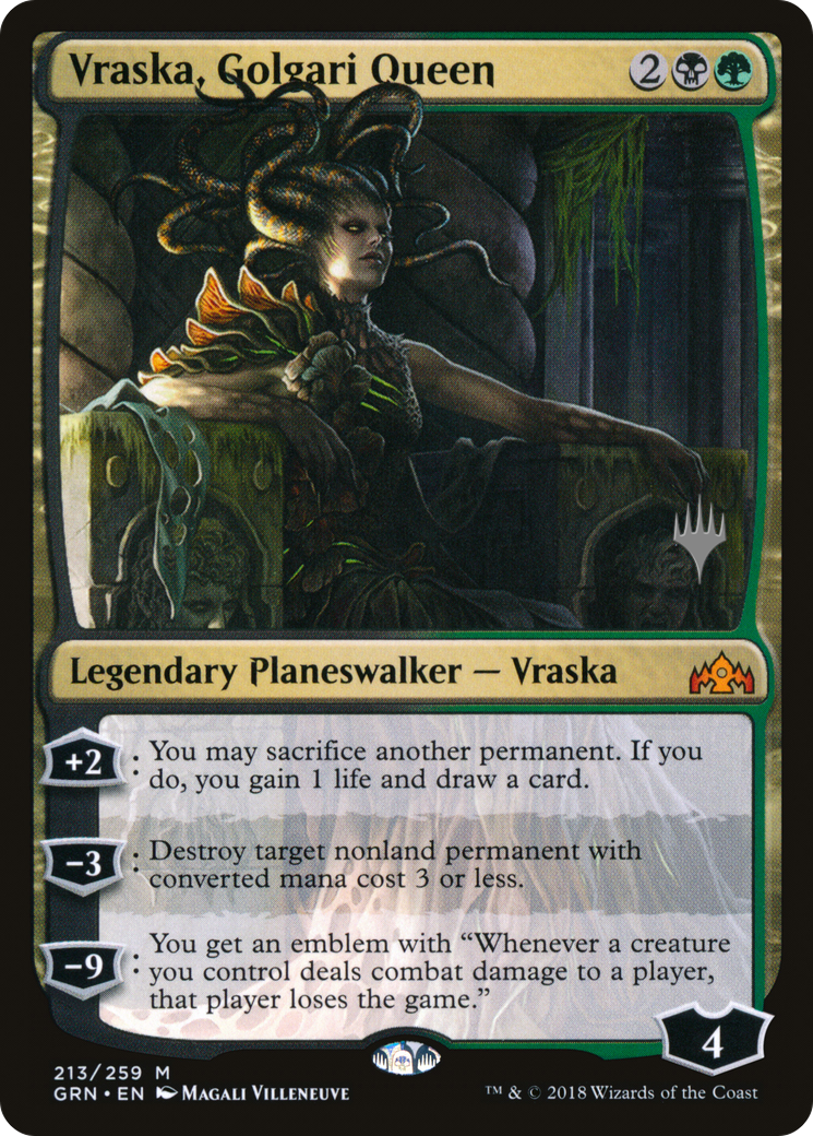 Vraska, Golgari Queen (Promo Pack) [Guilds of Ravnica Promos] | Grognard Games