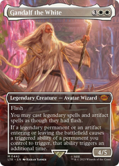 Gandalf the White (Borderless Alternate Art) [The Lord of the Rings: Tales of Middle-Earth] | Grognard Games