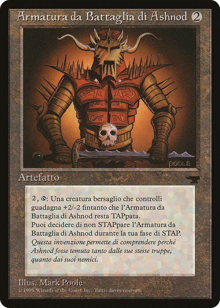 Ashnod's Battle Gear (Italian) - "Armatura da Battaglia di Ashnod" [Rinascimento] | Grognard Games