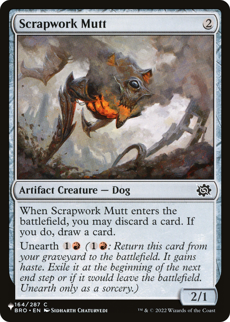 Scrapwork Mutt [The List] | Grognard Games