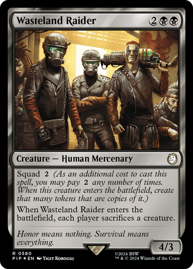 Wasteland Raider (Surge Foil) [Fallout] | Grognard Games