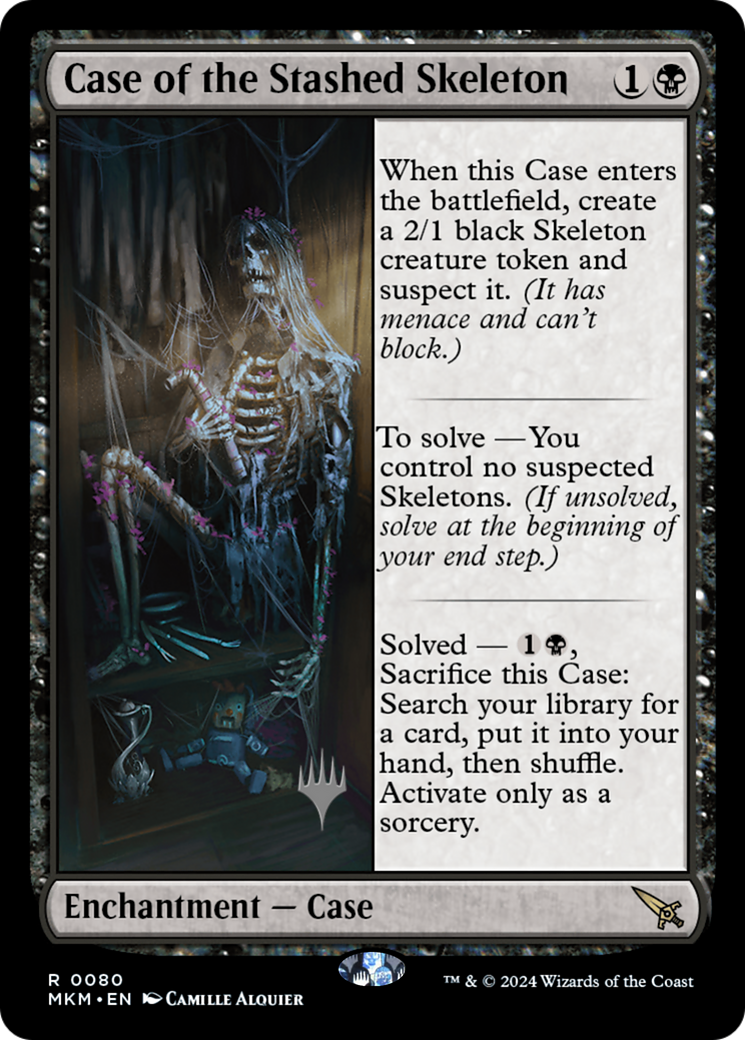Case of the Stashed Skeleton (Promo Pack) [Murders at Karlov Manor Promos] | Grognard Games