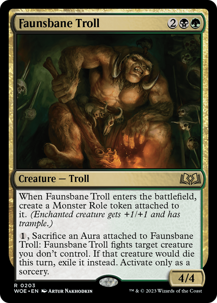 Faunsbane Troll [Wilds of Eldraine] | Grognard Games