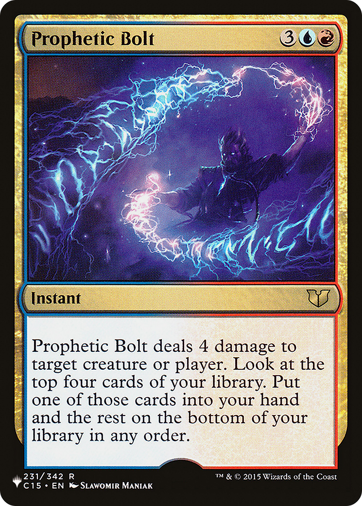 Prophetic Bolt [The List] | Grognard Games