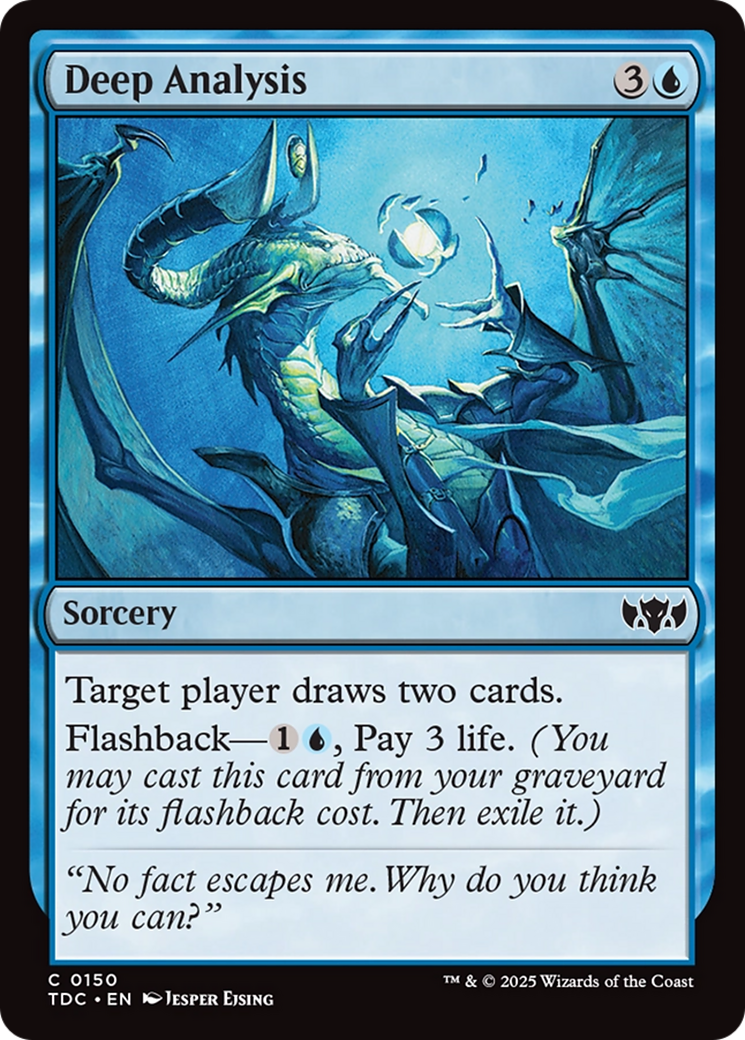 Deep Analysis [Tarkir: Dragonstorm Commander] | Grognard Games