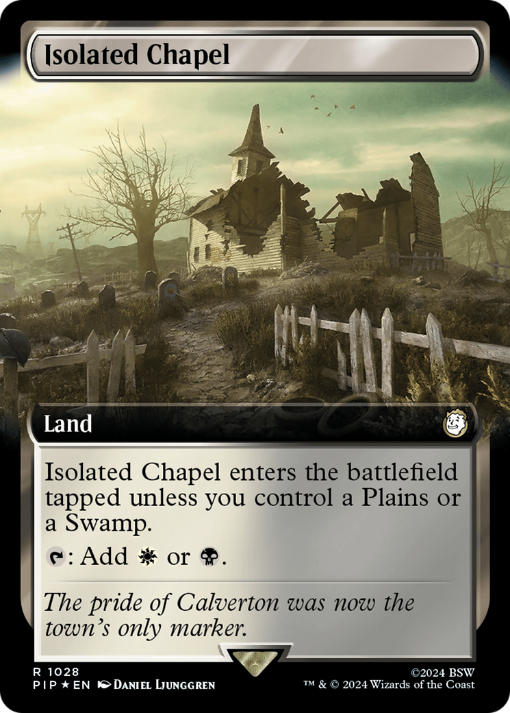 Isolated Chapel (Extended Art) (Surge Foil) [Fallout] | Grognard Games