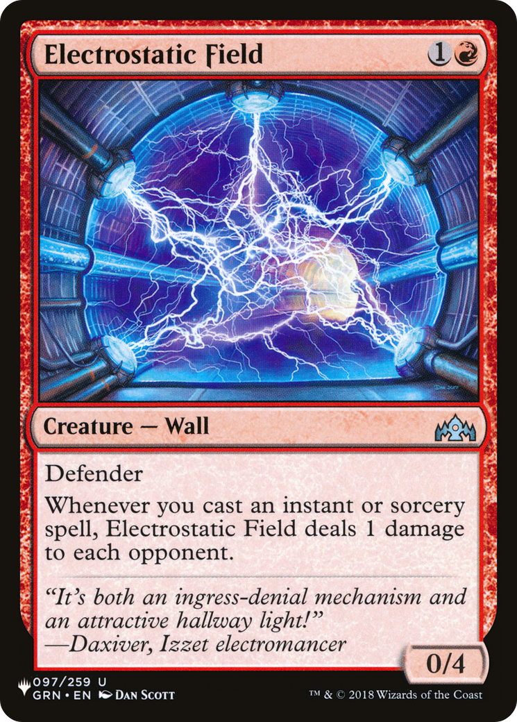 Electrostatic Field [The List] | Grognard Games