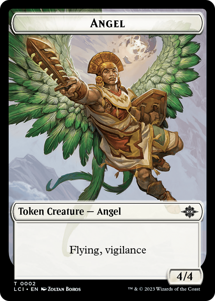 Copy // Angel Double-Sided Token [The Lost Caverns of Ixalan Tokens] | Grognard Games