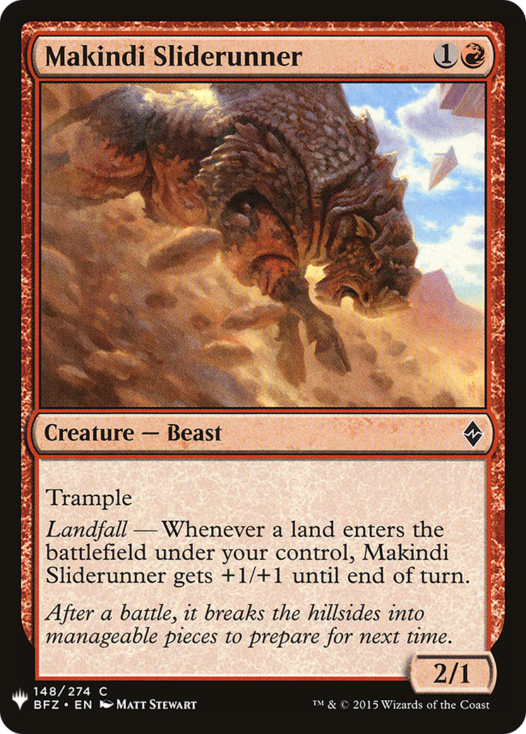 Makindi Sliderunner [Mystery Booster] | Grognard Games