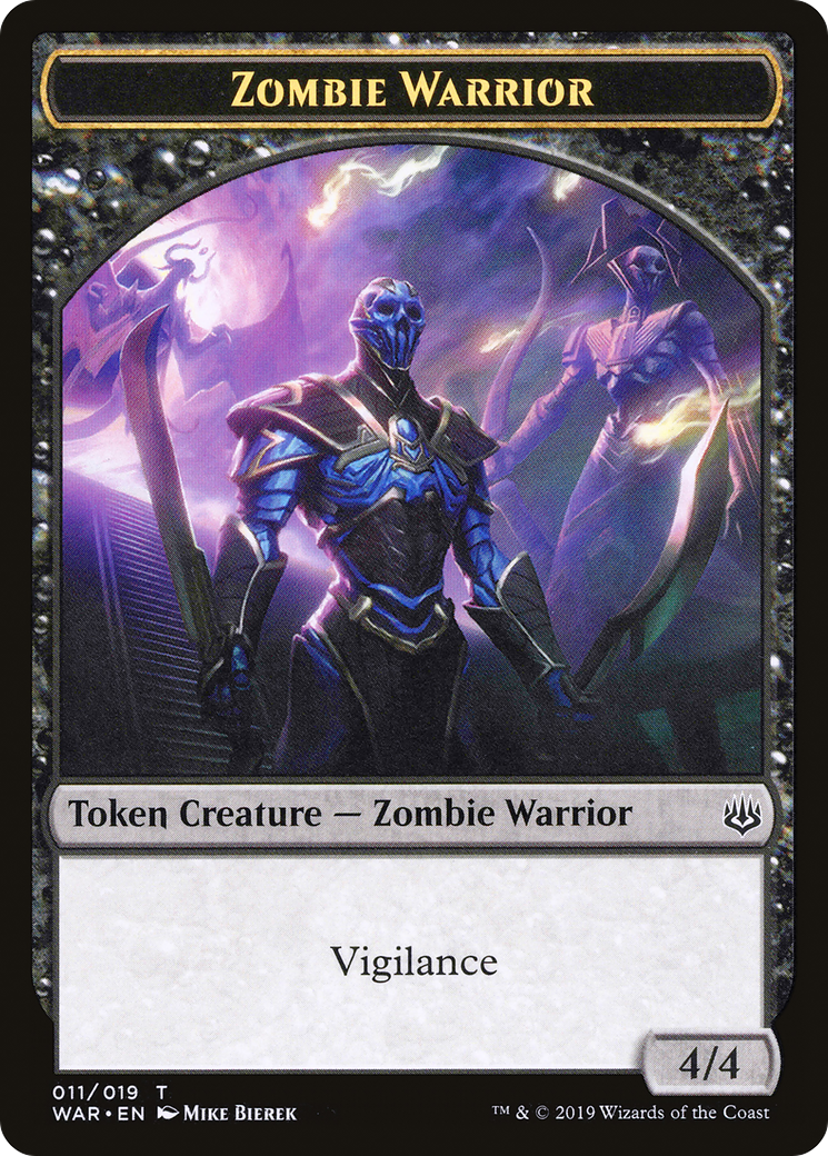 Zombie Warrior [War of the Spark Tokens] | Grognard Games