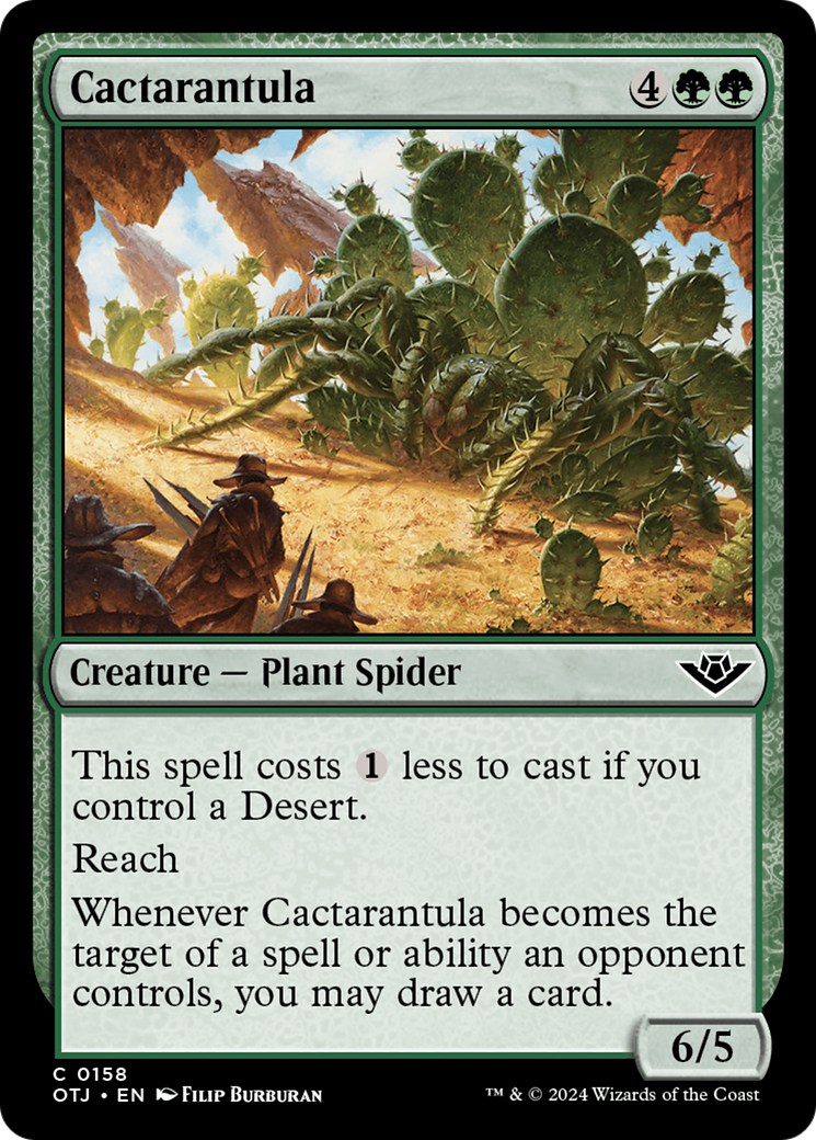 Cactarantula (OTJ-158) - Outlaws of Thunder Junction Foil | Grognard Games
