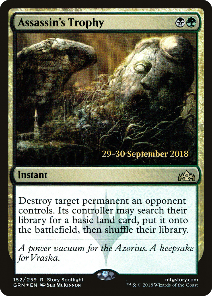 Assassin's Trophy  [Guilds of Ravnica Prerelease Promos] | Grognard Games