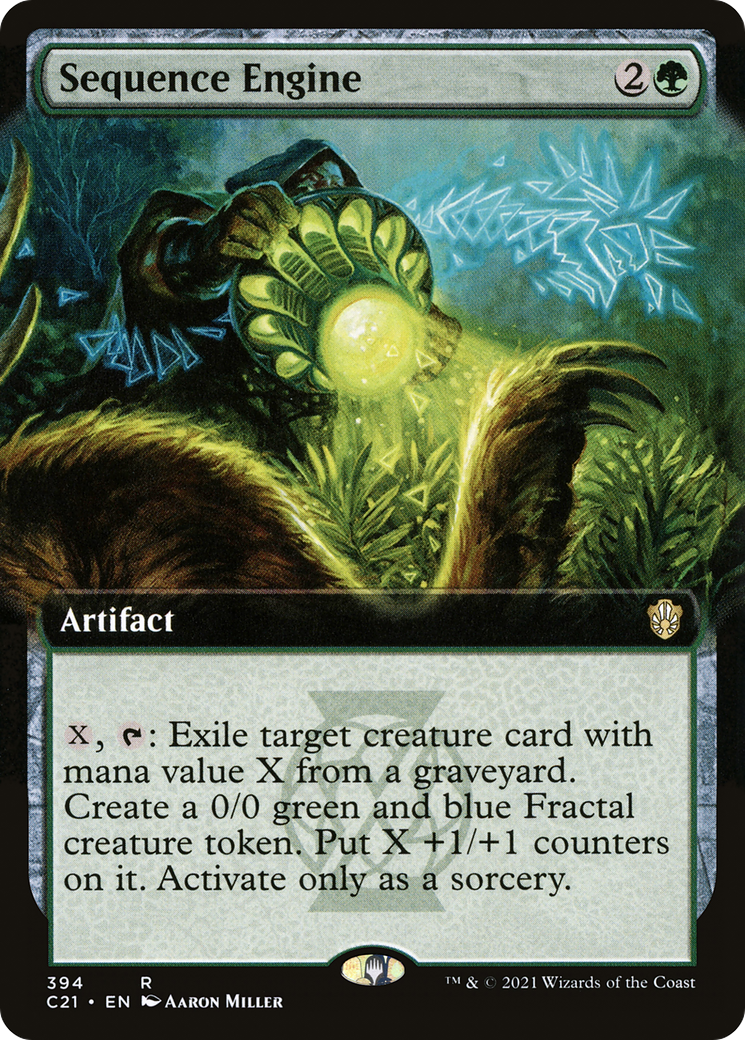 Sequence Engine (Extended) [Commander 2021] | Grognard Games