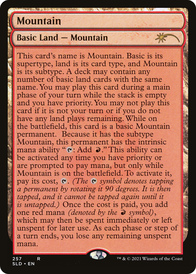 Mountain (257) [Secret Lair Drop Series] | Grognard Games