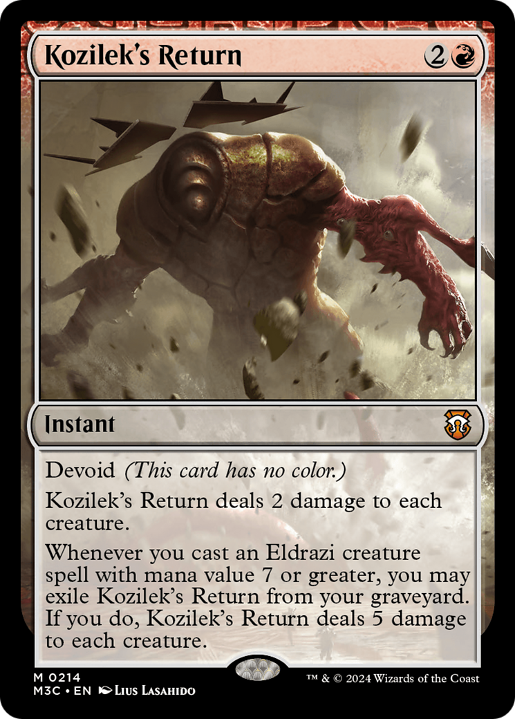 Kozilek's Return (Ripple Foil) [Modern Horizons 3 Commander] | Grognard Games