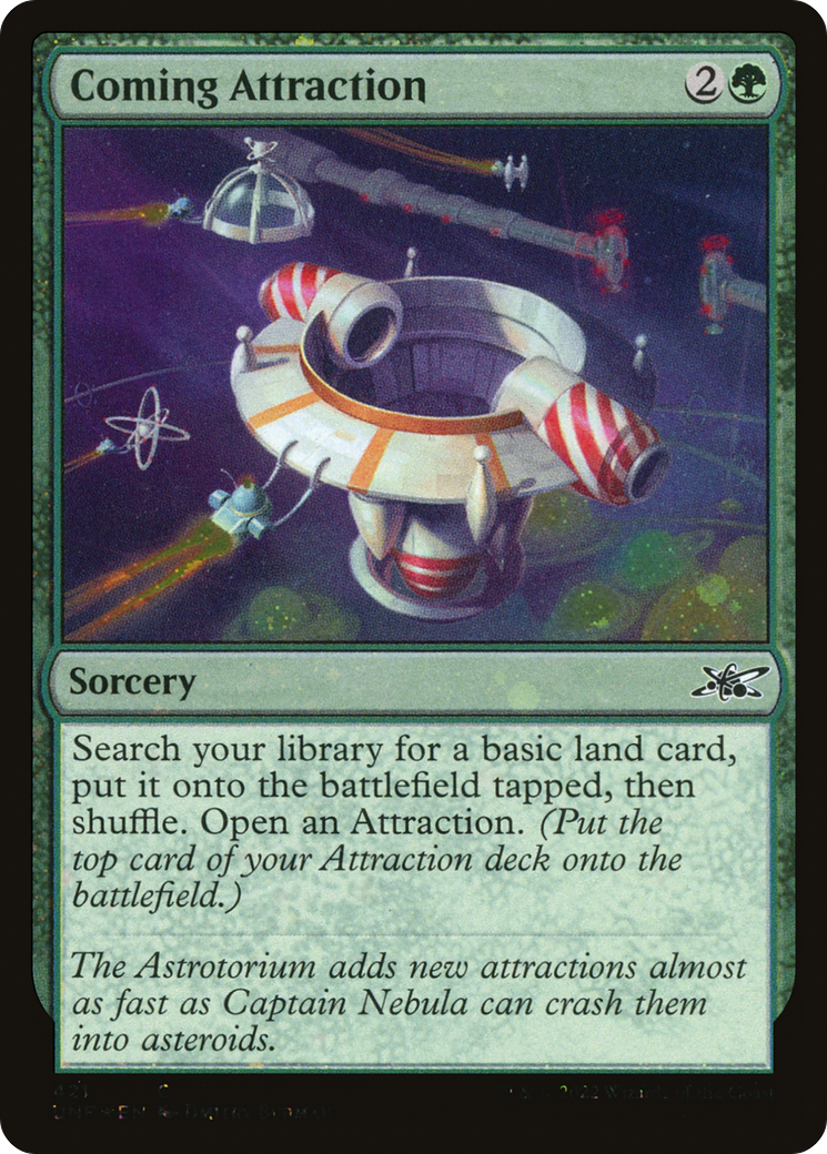 Coming Attraction (Galaxy Foil) [Unfinity] | Grognard Games