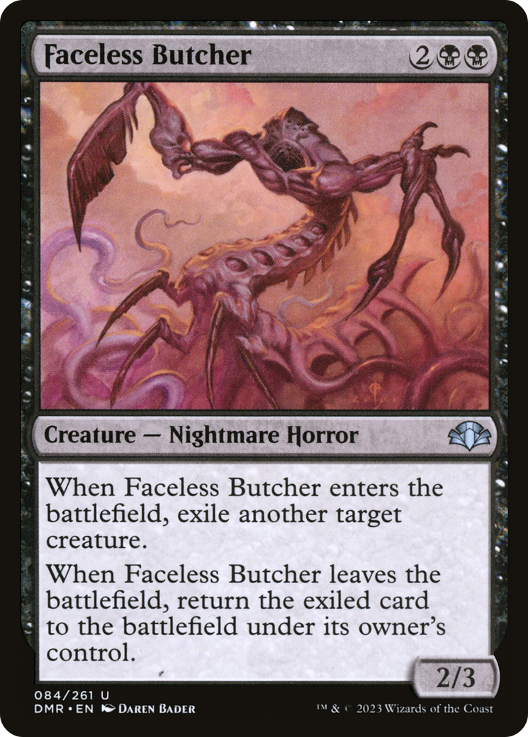 Faceless Butcher [Dominaria Remastered] | Grognard Games