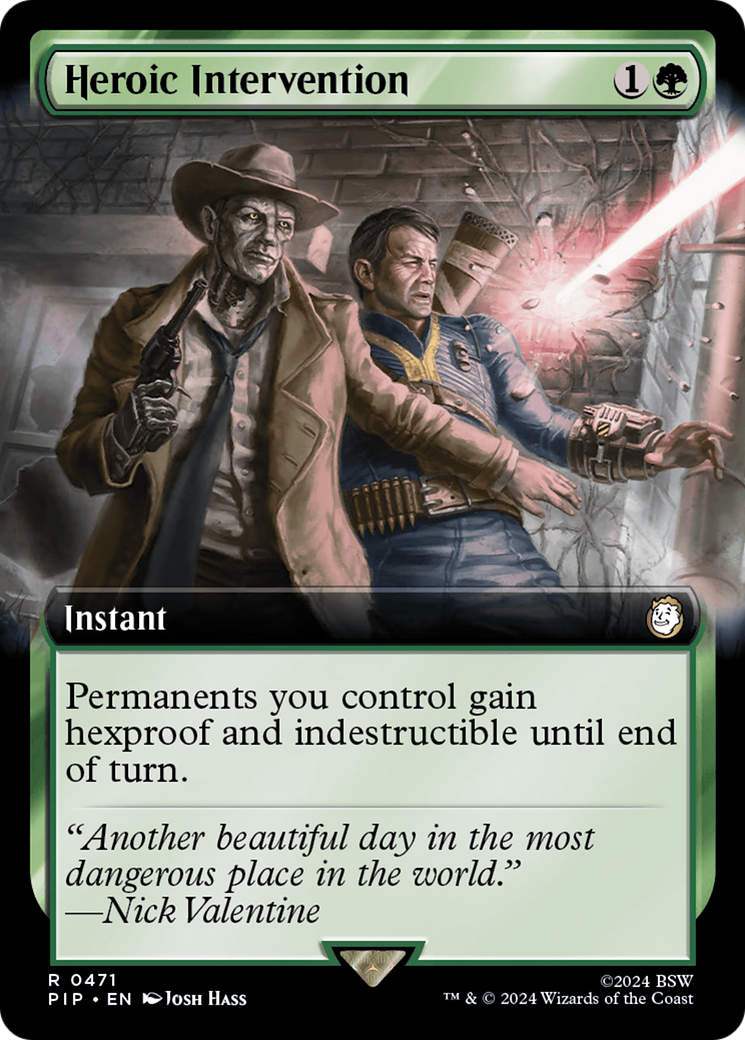 Heroic Intervention (Extended Art) [Fallout] | Grognard Games